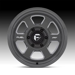 Fuel Hype FC860AX FFT Battleship Gray Custom Truck Wheels 3